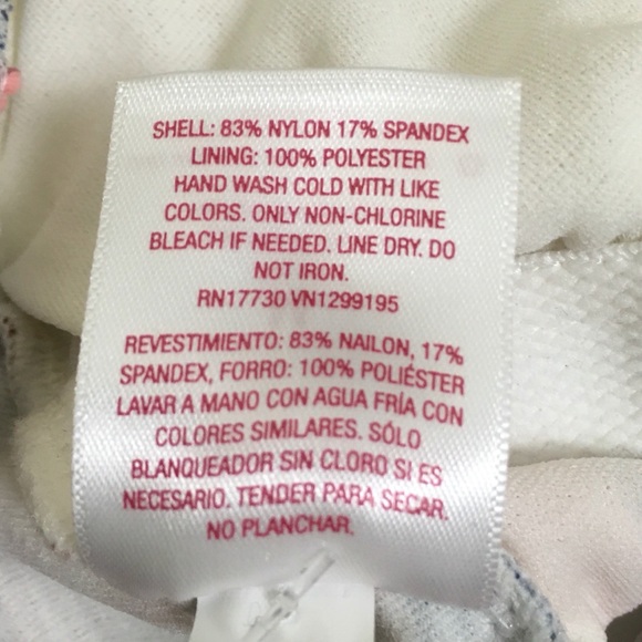 Juniors' Ribbed Tie-Front One Piece Swimsuit NWT - Picture 5 of 7